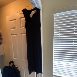 EUC Black Ribbed MIDI dress